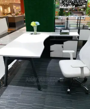 White Executive Table 1.6meters