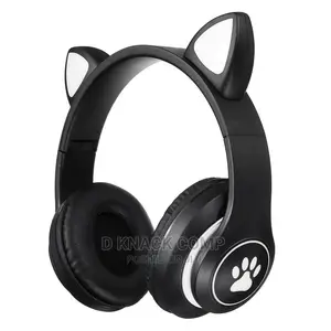 Bluetooth Illuminate Headphones Cat Ears Wireless Headset
