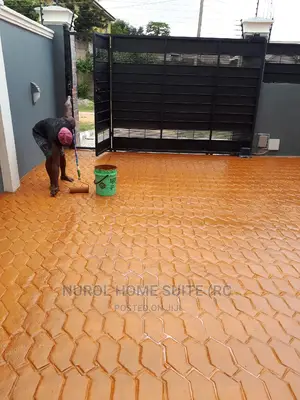Polishing/Maintainance of Stamped Concrete
