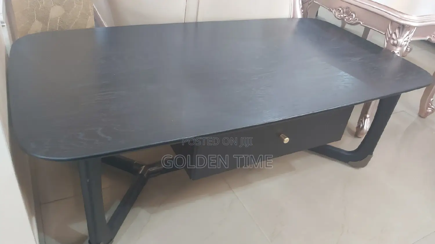 Black Wooden Centre Table