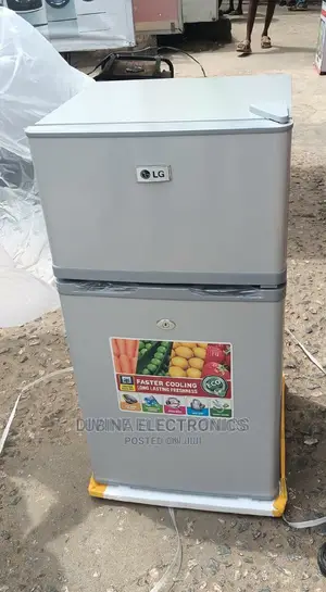 Brand New LG 100litter Double Door Fridge/External/Silver/