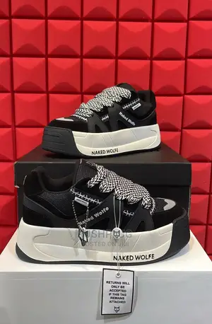 Naked Wolfe Slider Black Sneakers