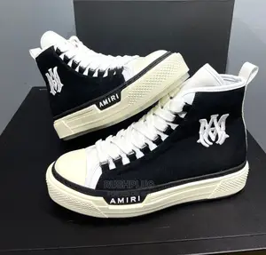 Amiri M.A Court High Black/White Sneakers
