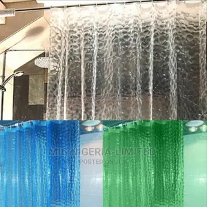 Waterproof 3d Transparent Shower Curtain 180cmx180cm
