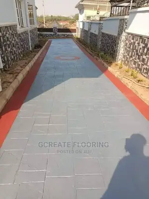 Polish Stamp Concrete Floor Design