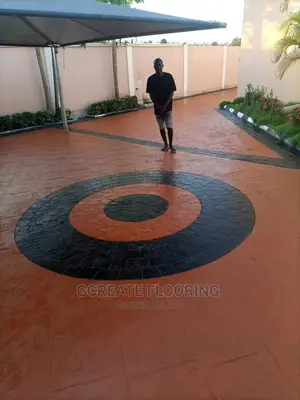 Polish Stamp Concrete Floor Design