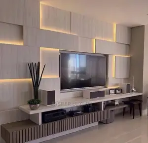 Wall Panels and Tv Stand