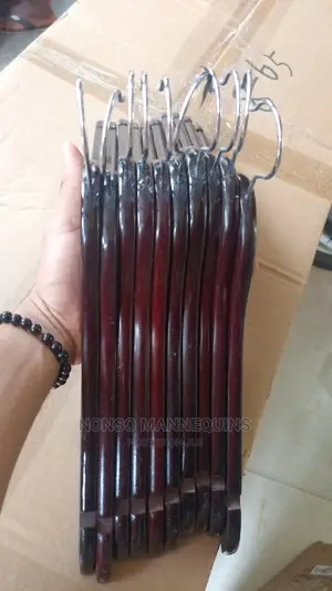 Dark Colour Wooden Clothes Hangers