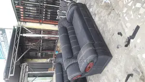 Modern 7 Seater Living Room Leather Fabric Sofa Chair.