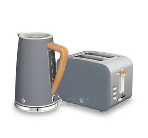 Swan Nordic Stainless Kettle 2slice Pop Up Toaster