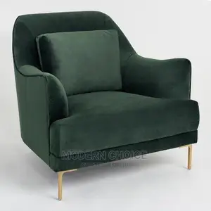 Green Velvet Accent Chair Up for Grabs