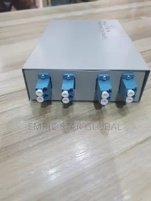 4 Port Fiber Optic LC Patch Panel Wall Mount