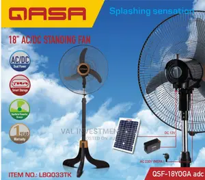 Qasa 18" AC/DC Standing Fan