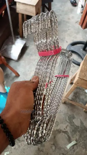 Twisted Stainless Clothes Hangers