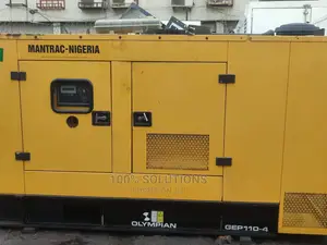 Mantrac 100KVA Sound Proof Generator for Sale.