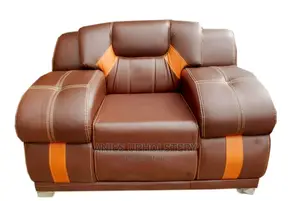 Modern 7 Seater Living Room Leather Fabric Sofa Chair.