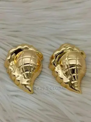 Gold Necklace Earrings