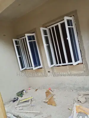 Window With Burglary and Blue Glass