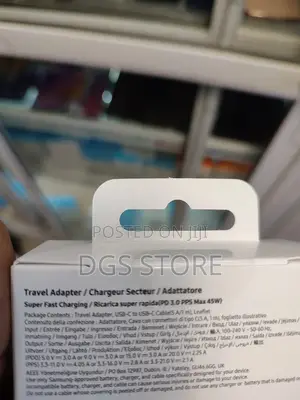 Samsung 45w PD Adapter Usb C to Usb C