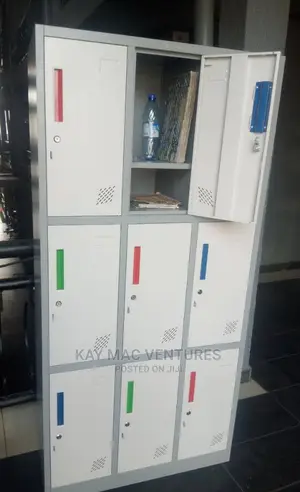 This Is a Colorful Customer Locker Cupboard