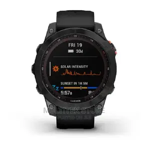 Garmin Fenix 7, Solar Edition - Slate Grey With Black Band