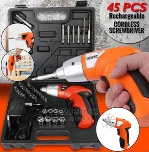 45pcs Cordless Rechargeable Screwdriver Set