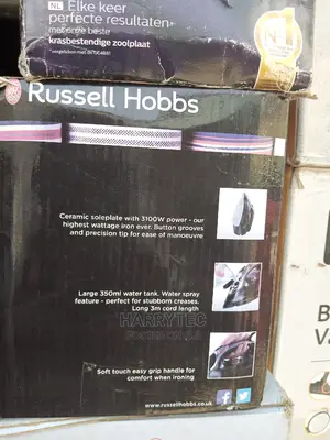 Russell Hubbs Electric Steam Iron With 3year Warranty