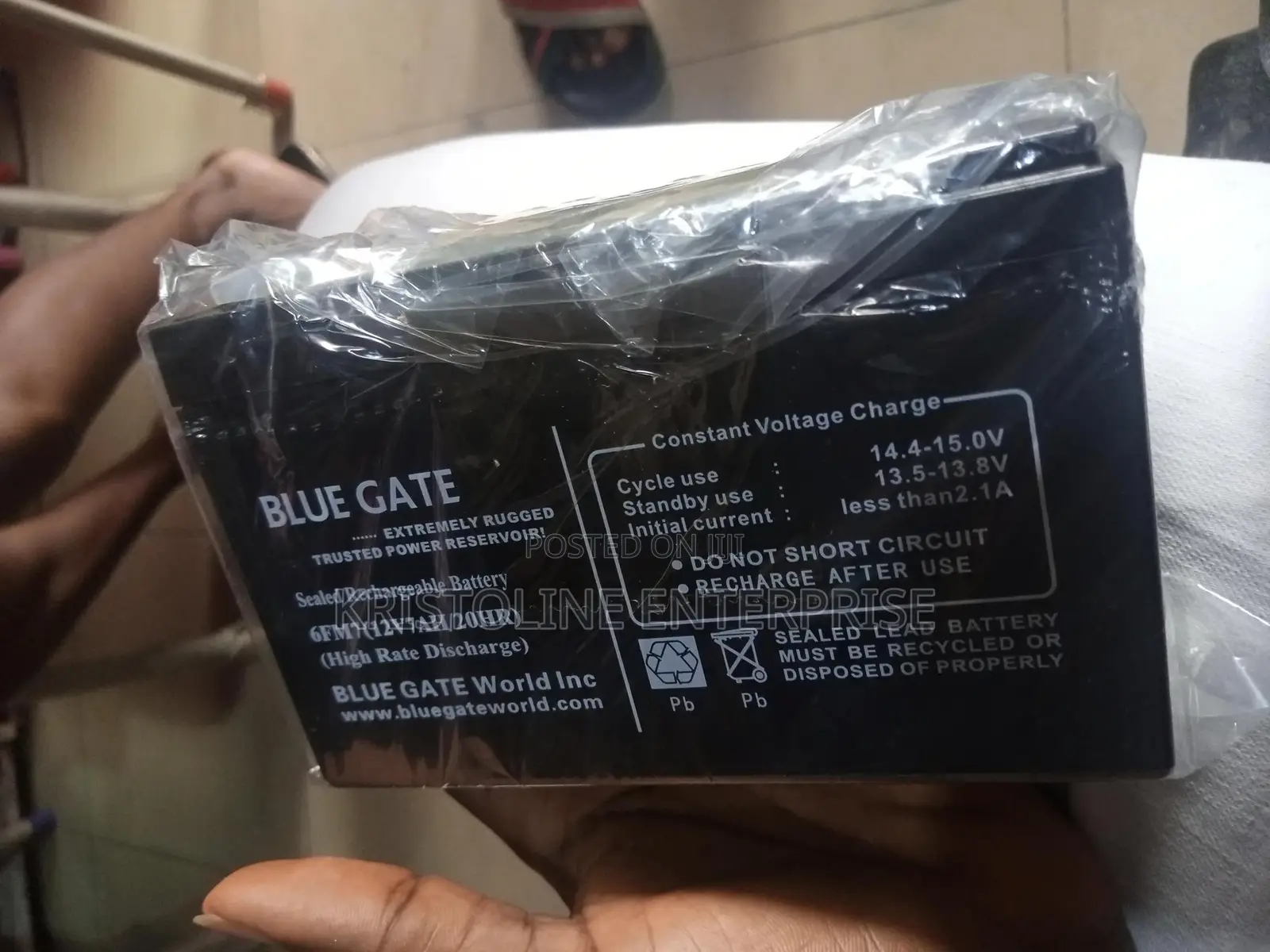 Bluegate Ups Battery 12v 7ah