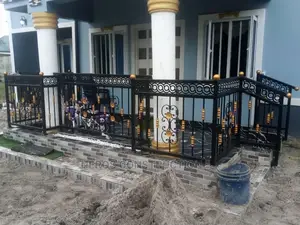 Wrought Iron Step Rail