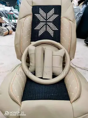 Leather Seat Cover Cnda Milk/ Cream