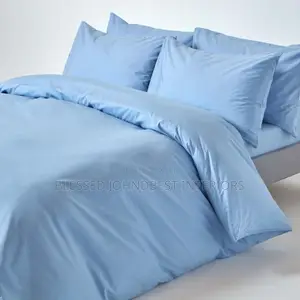 Plain Colour Duvet And Bedsheets Set