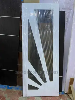 Solid Unique Door With Glass