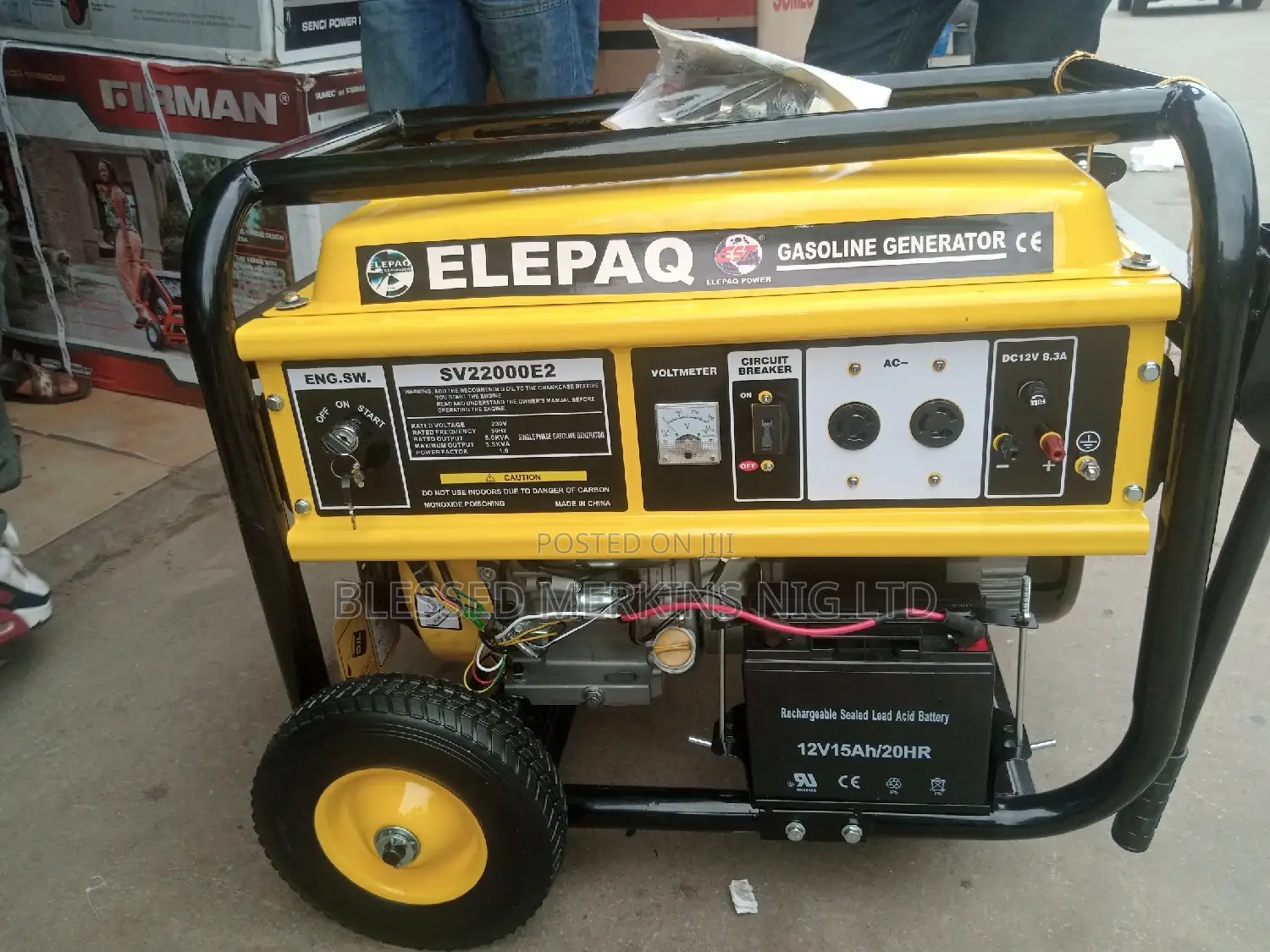 Elepaq Generator 5.5kva
