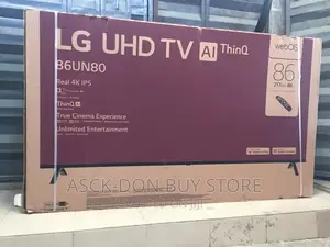 Original 86inches Lg Uhd Smart Television (Fouani)