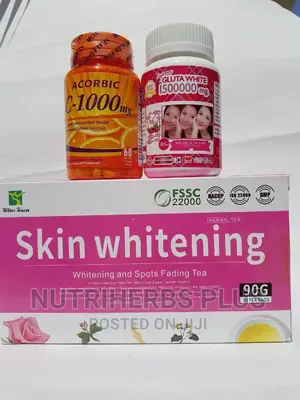 Skin Whitening Tea + Gluta White + Vitamin C (Whitening Set)