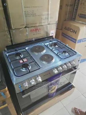 Brand New MAXI(MAX160*90)4+2)INOX/3gas+1electric/Oven Grill/