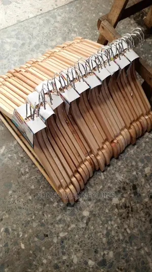 New Wooden Clothes Hangers.