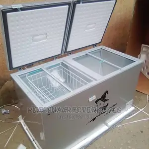 Brand New SNOWSEA 600L Double Door Chest Freezer/External/