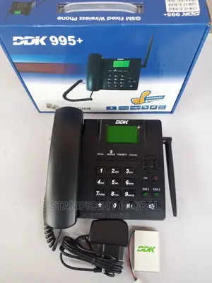 Ddk 995+ Gsm Desktop Telephone Handset (2simcard, Fm Mp3)