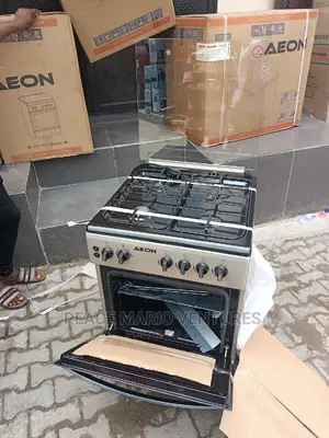 Aeon 60X60 Gas Cooker 4burner With 2years Warranty Automatic