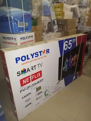 Original Polystar TV 65" Android 9.0 4KUHD Netflix Youtube