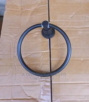 Black Towel Ring
