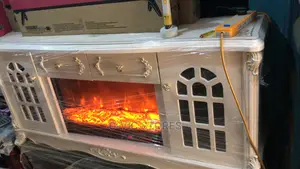 High Class Television Shelve With Electric Fireplace