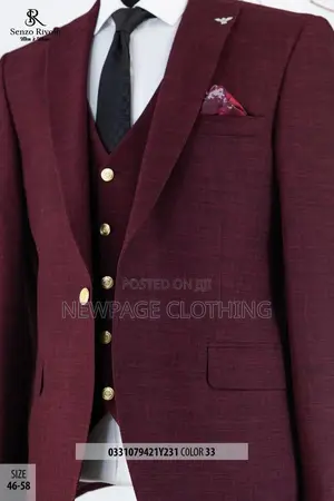 Exclusive 3 Piece Turkish Suits + Free Tie or Cufflinks