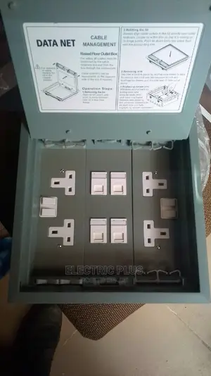 Floor Box With Data and Power