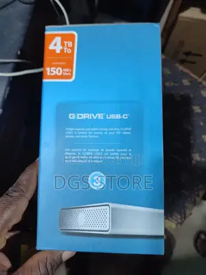 G Drive USB C 4tb 150mbs Hard Drive