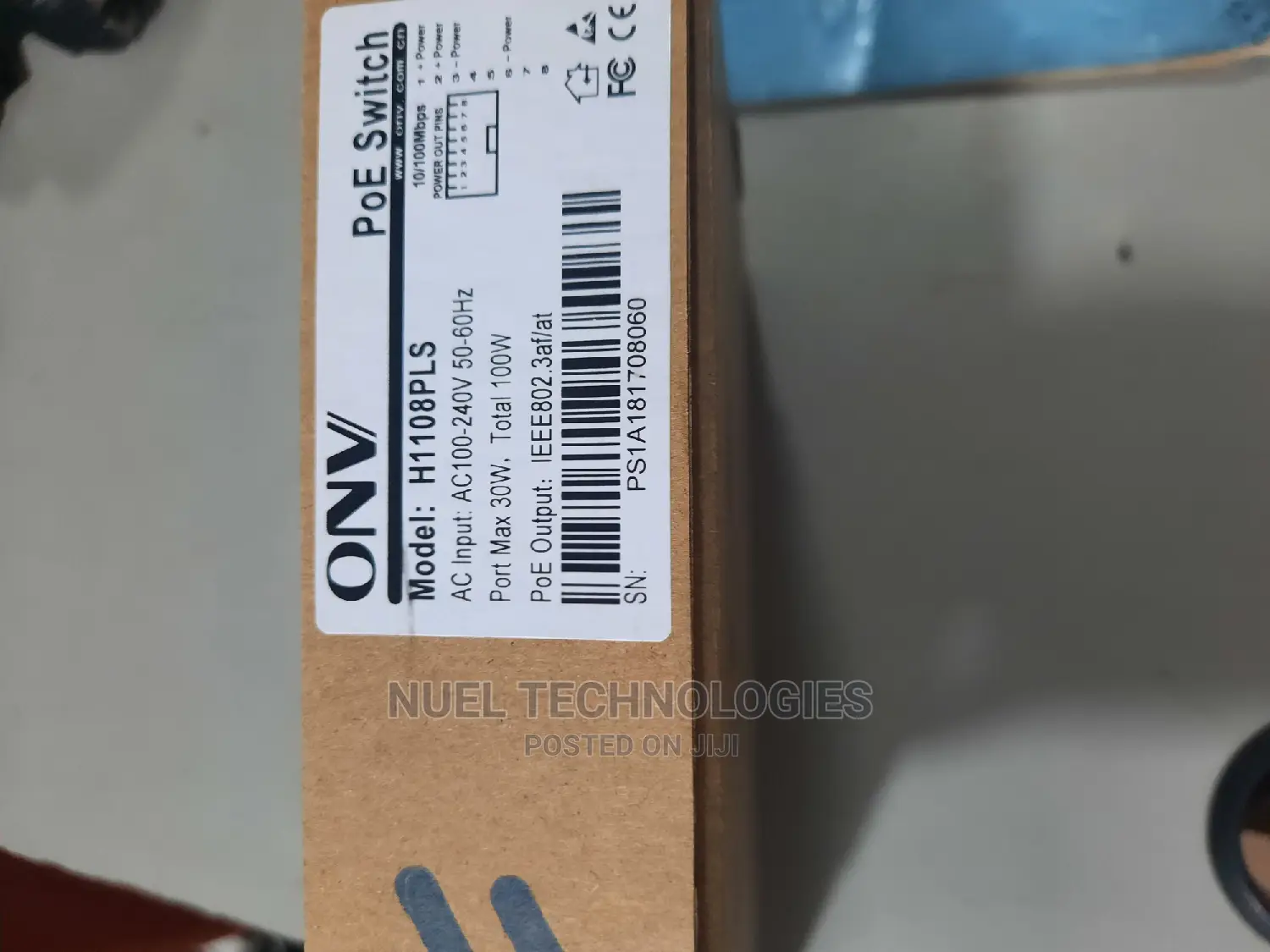 Onv 8 Port Poe Switch