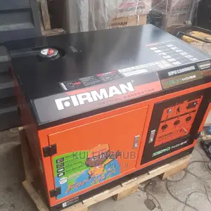 Firman 10kva Keystart Soundproof Petrol Generator-Sps12000se
