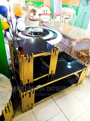 Table And 2 Side Stools Marble
