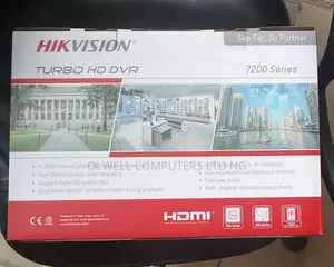 Hikvision 8channels Turbo DVR-Black Colour